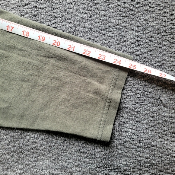 Vintage nike long sleeve shirt tee sz XL green yellow embroidered smoosh, flaw - Picture 12 of 15